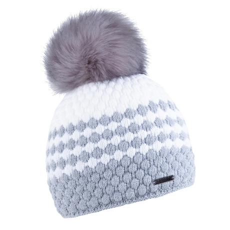 Sabbot Chloe Bobble Hat #colour_grey-white