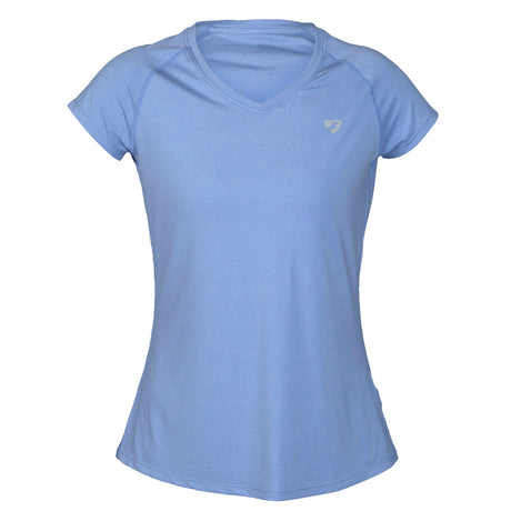 Shires Aubrion Elverson Girls Tech T-Shirt #colour_sky-blue