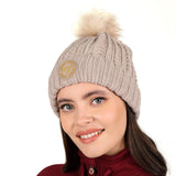 Shires Aubrion Norwood Fleece Lined Bobble Hat #colour_mush