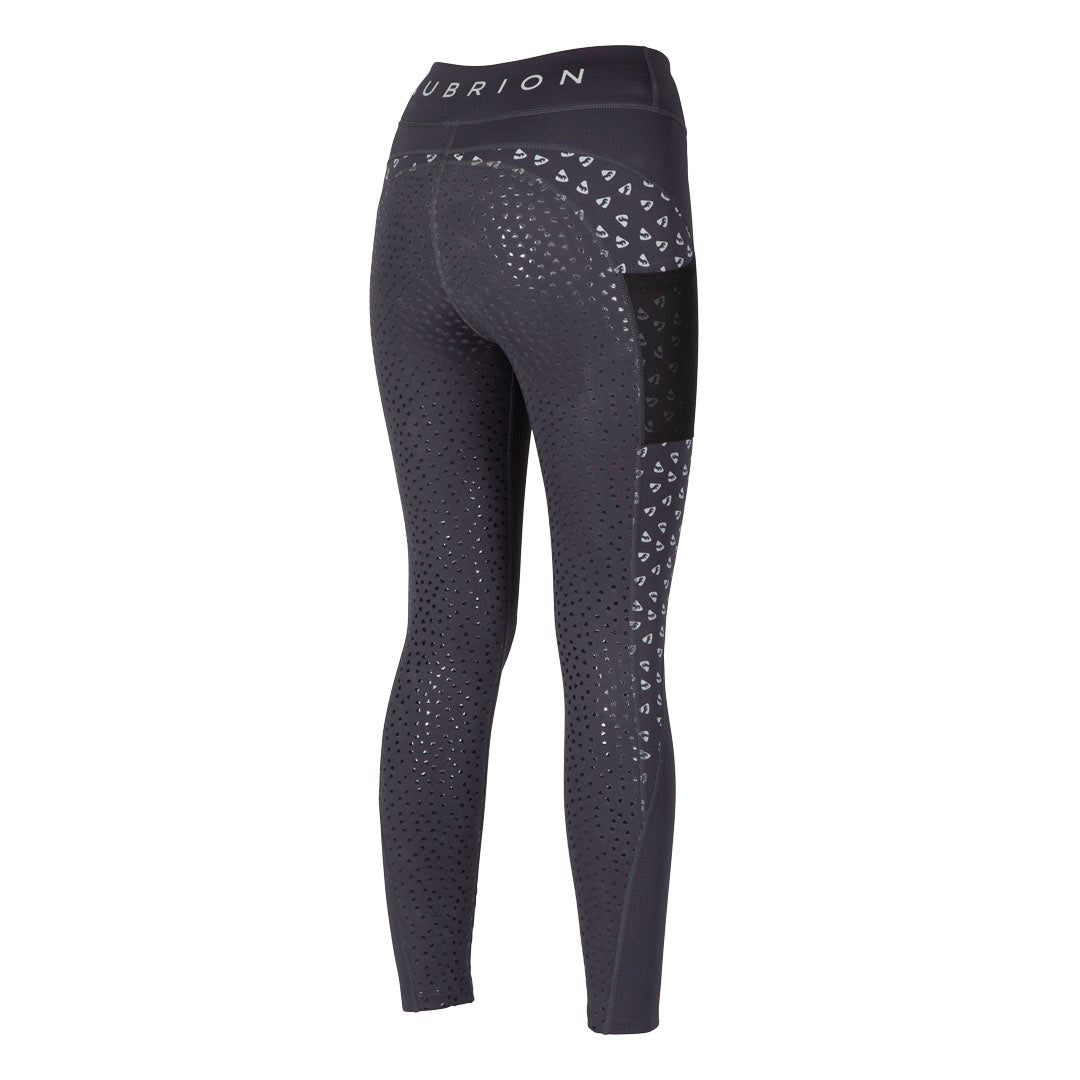 Shires Aubrion Coombe Full Grip Ladies Riding Tights #colour_reflective