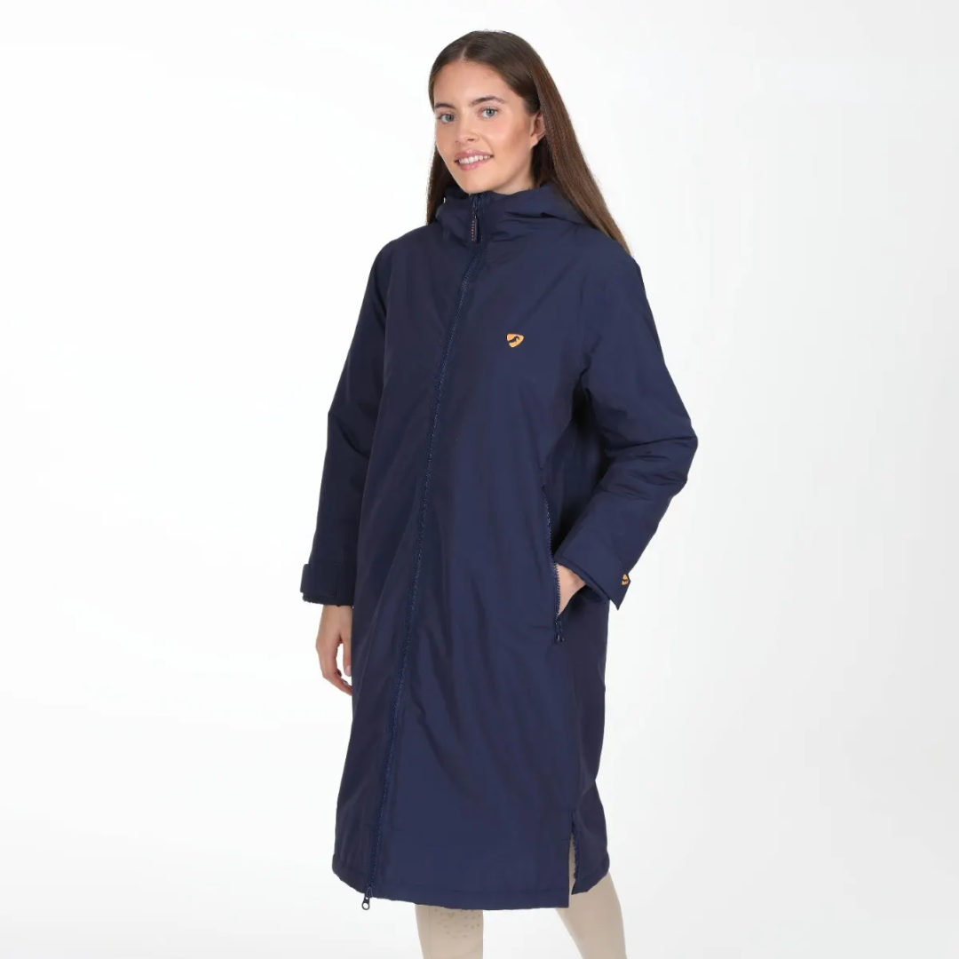 Shires Aubrion Children's Core All Weather Robe #colour_navy