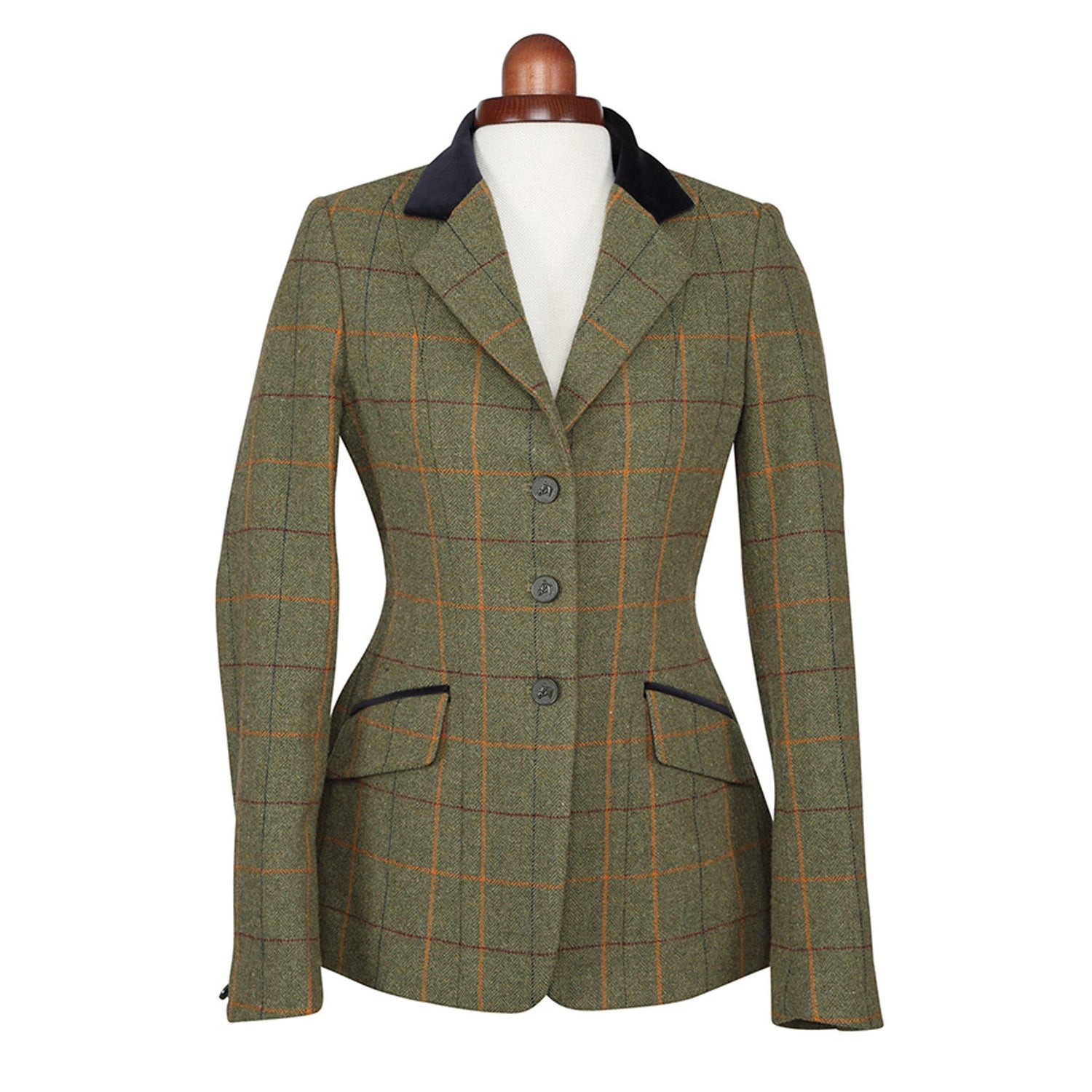 Veste enfant Shires Aubrion Saratoga - carreaux vert épicéa Veste enfant Shires Aubrion Saratoga - carreaux vert épicéa