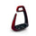 Freejump Soft Up Classic Pearl Stirrups #colour_red-black