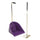 Stubbs Stable Mate High Manure Collector with Rake #colour_purple