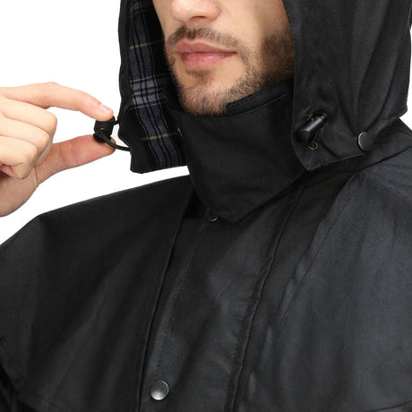 Regatta Professional Cranbrook Wax Jacket #colour_black