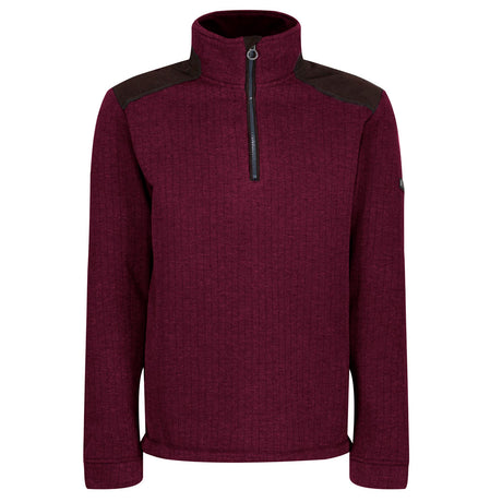 Regatta Professional Holbeck Half Zip Fleece #colour_burgundy