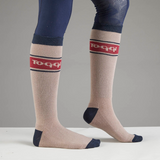 Toggi Eco Band Socks  #colour_berry-taupe
