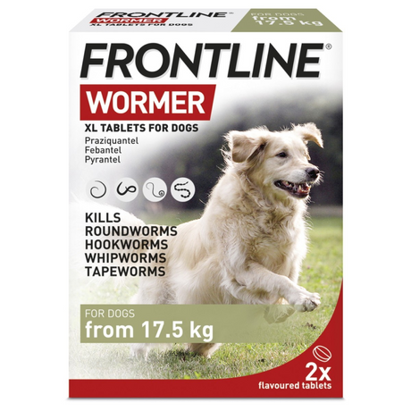 Frontline Wormer XL Tablets for Dogs