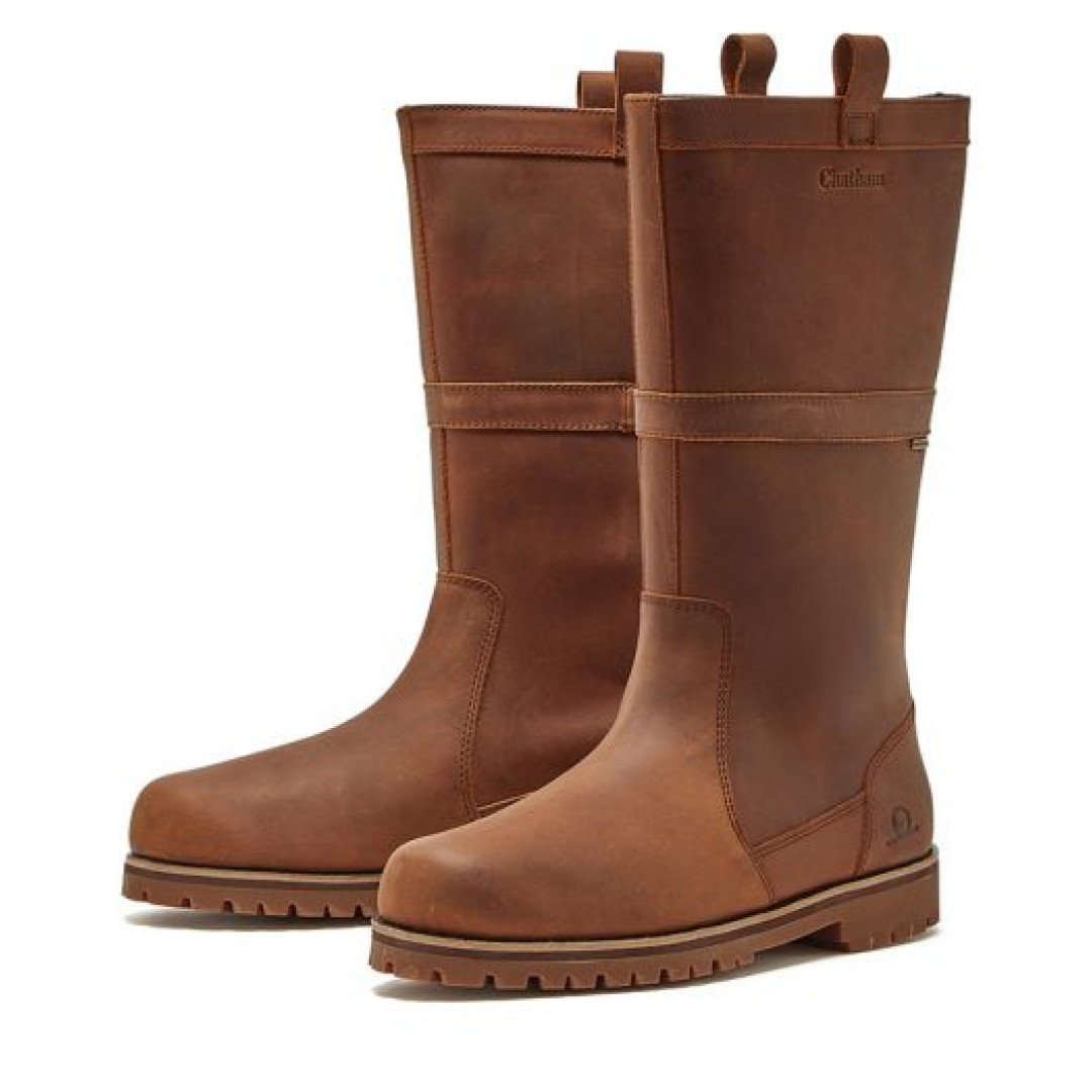 Chatham Loyton Waterproof Premium Leather Boots#colour_walnut
