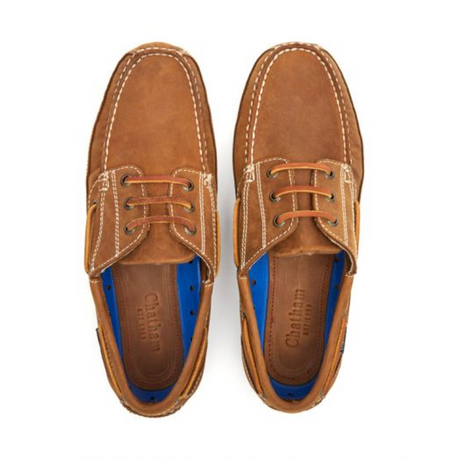 Chatham Rockwell II G2 Leather Wide Fit Boat Shoes#colour_walnut