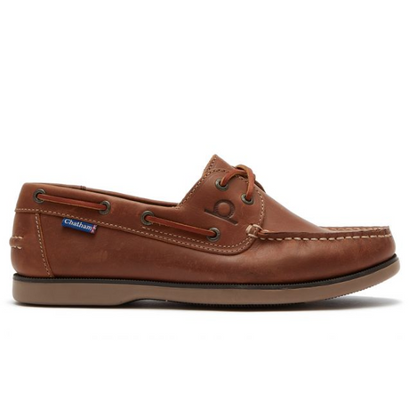 Chatham Whitstable Premium Leather Boat Shoes#colour_tan