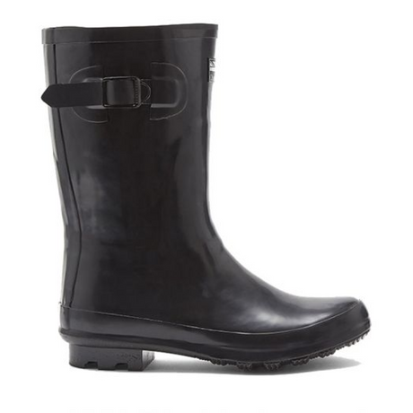 Chatham Belton Lady Premium Rubber Short Wellington Boots#colour_black