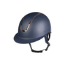HKM Lady Shield Riding Helmet #colour_deep-blue-rose-gold