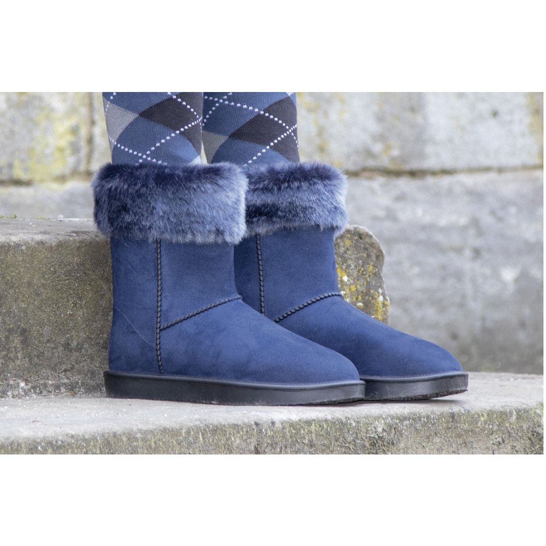 HKM Davos Fur All-Weather Boots #colour_deep-blue