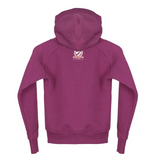 Shires Aubrion Team Girls Hoodie #colour_mulberry