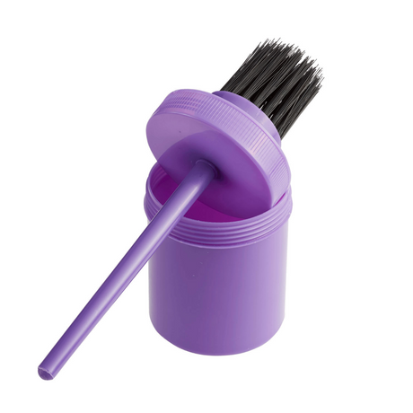Bitz Hoof Oil Brush With Pot #colour_purple