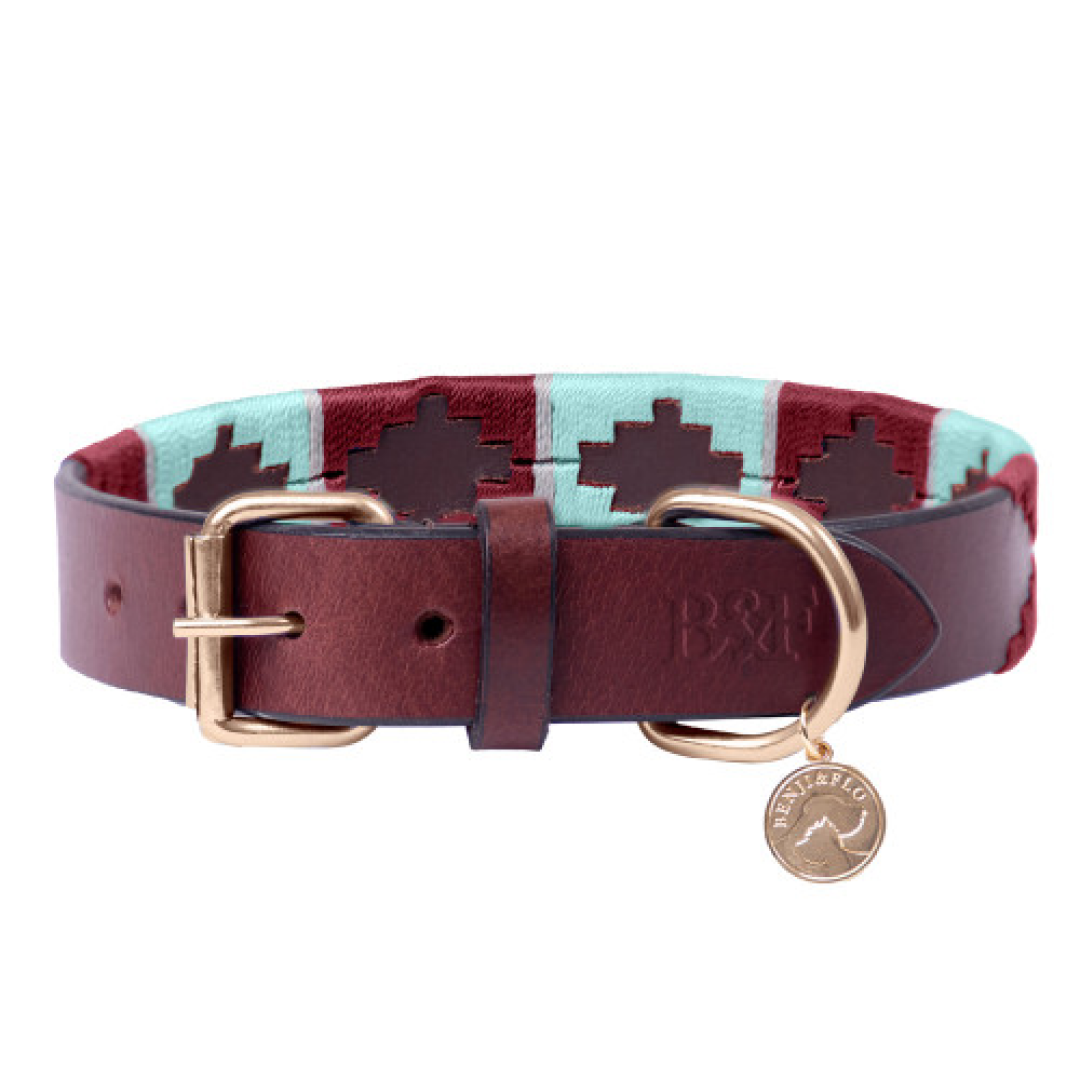 Equestrian leather dog collars best sale