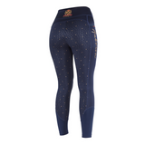 Shires Aubrion Team Winter Riding Tights #colour_navy-blue