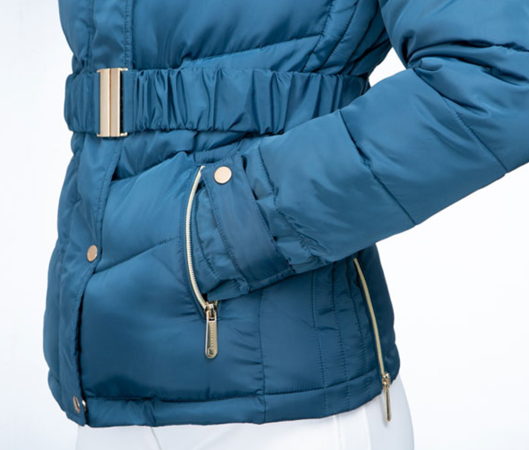 Coldstream Cornhill Quilted Coat #colour_cool-slate-blue