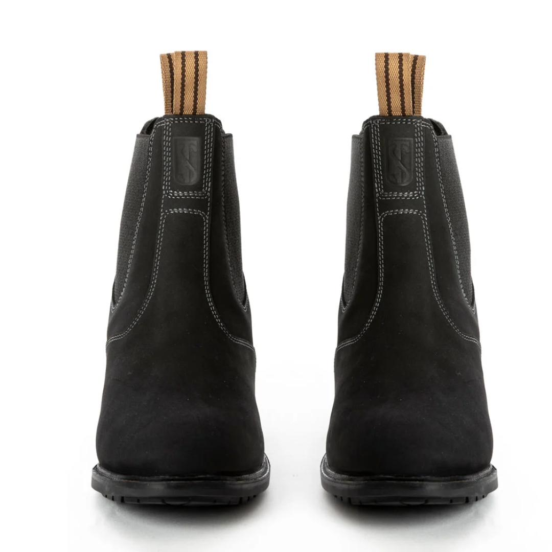 Tredstep Ireland Spirit Pull On Short Country Boots #colour_black