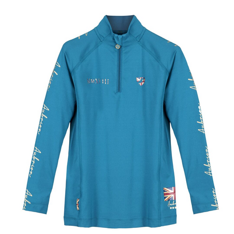 Shires Aubrion Team Long Sleeve Girls Base Layer #colour_teal