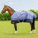 StormX Original Dorris The Dachshund 0g Turnout Rug #colour_riviera-navy