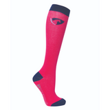 Hy Equestrian DynaForce Socks - Pack of 3 #colour_raspberry-navy