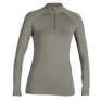 Shires Aubrion Ladies Revive Long Sleeve Base Layer #colour_olive