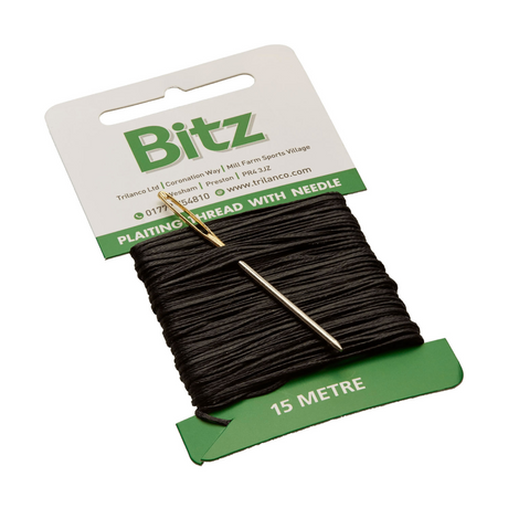 Bitz Plaiting Card With Needle #colour_black