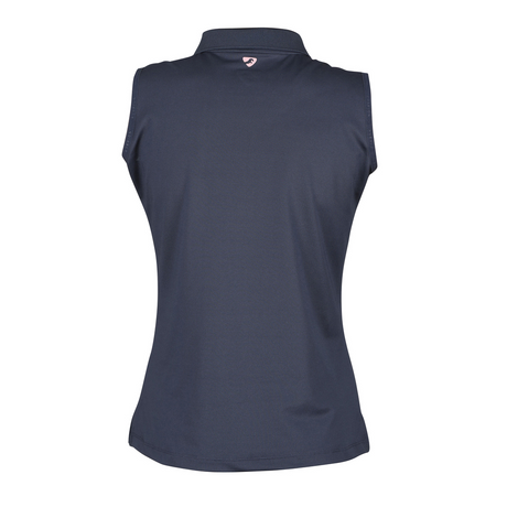 Shires Aubrion Ladies Poise Sleeveless Tech Polo #colour_navy