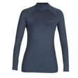 Shires Aubrion Ladies Revive Long Sleeve Base Layer #colour_navy