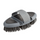 Bitz Two Tone Contour Rubber Grip Body Brush #colour_black-grey