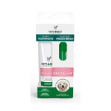 Vets Best Kit de soins dentaires pour chiots – Brosse à doigts et pâte