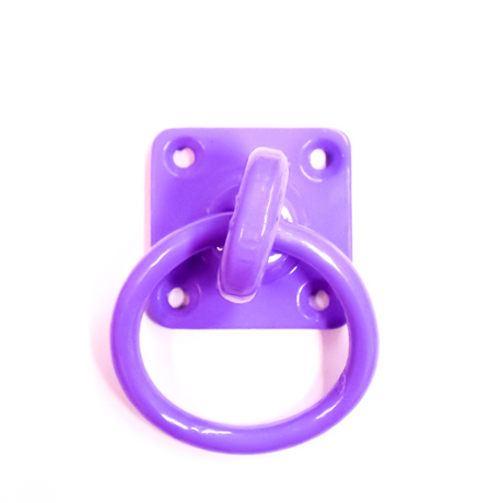 Perry Equestrian Limited Edition Swivel Tie Ring on Plate #colour_violet