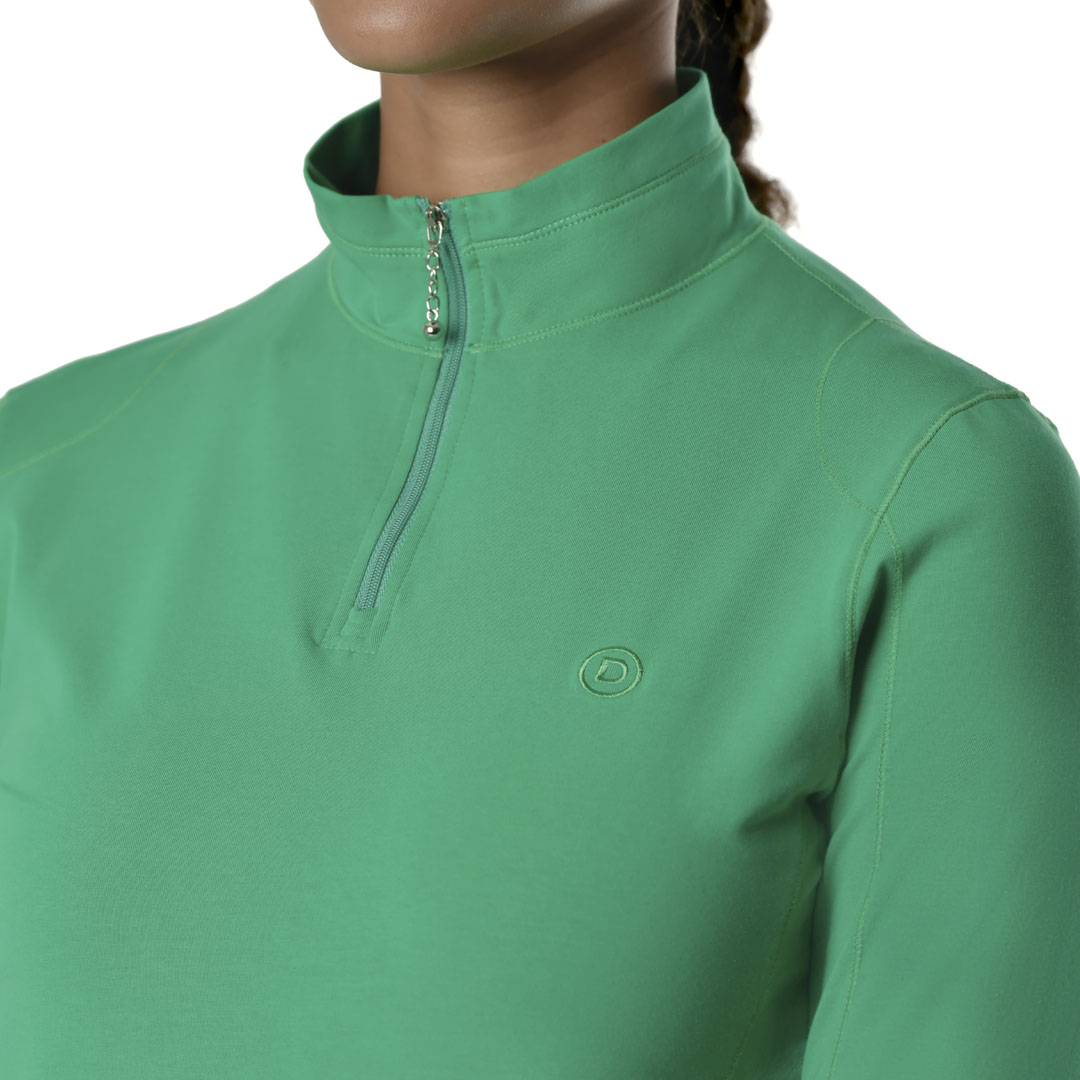Dublin Giana Long Sleeve Ladies Base Layer #colour_emerald