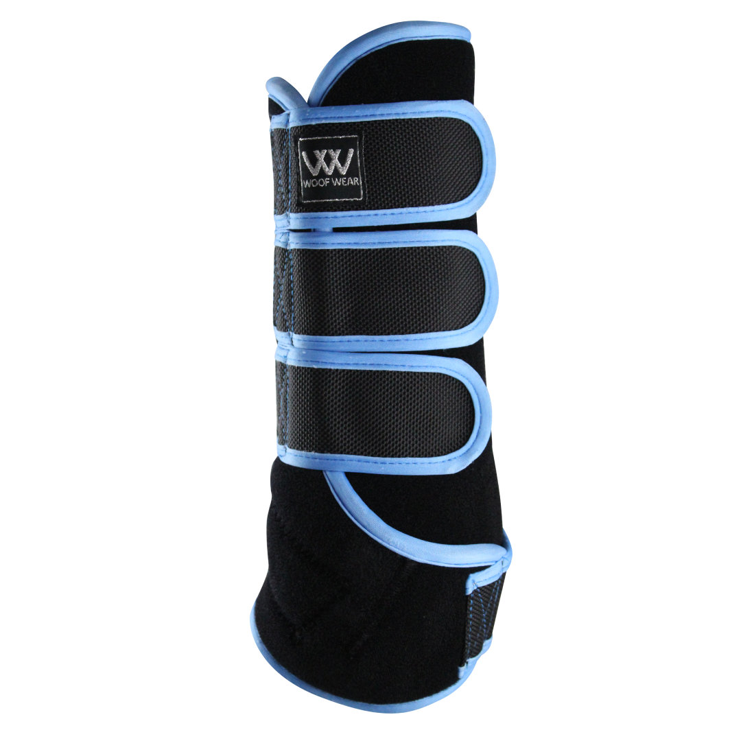 Woof Wear Training Wraps #colour_black-powder-blue