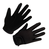 Woof Wear Young Riders Pro Riding Gloves #colour_black-black