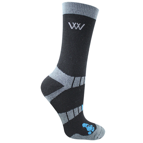 Short Bamboo Waffle Riding Socks