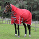 Weatherbeeta ComFiTec Classic Combo Neck Heavy Turnout Rug #colour_red-silver-navy
