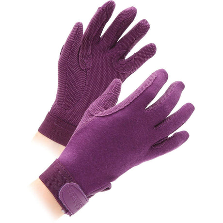 Shires Adults Newbury Gloves #colour_purple