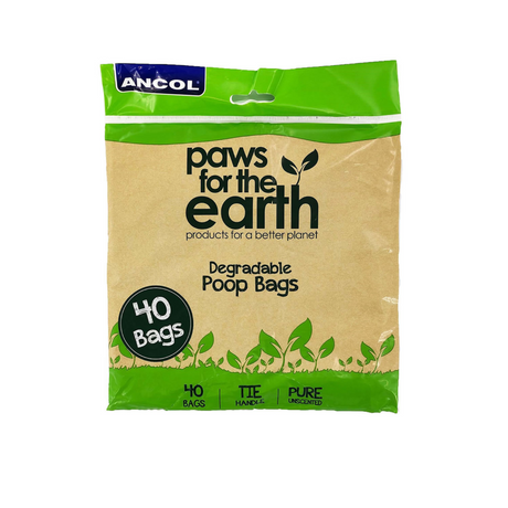 Ancol Paws For The Earth Flat Pack Poop Bag