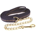 Rêne de plomb en sangle souple Hy avec chaîne