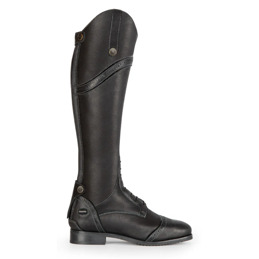 Black tan outlet riding boots