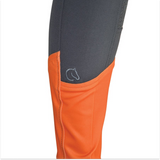 Coldstream Learmouth Ladies Breeches #colour_clementine-orange-gargoyle-grey