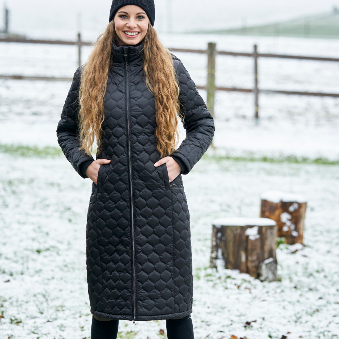 Covalliero Quilted Coat #colour_black