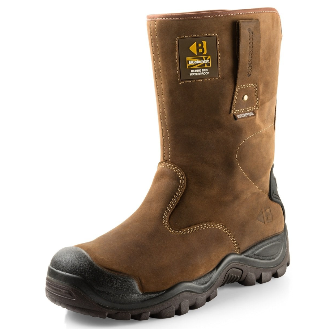 Buckbootz BSH010BR Safety Rigger Boot