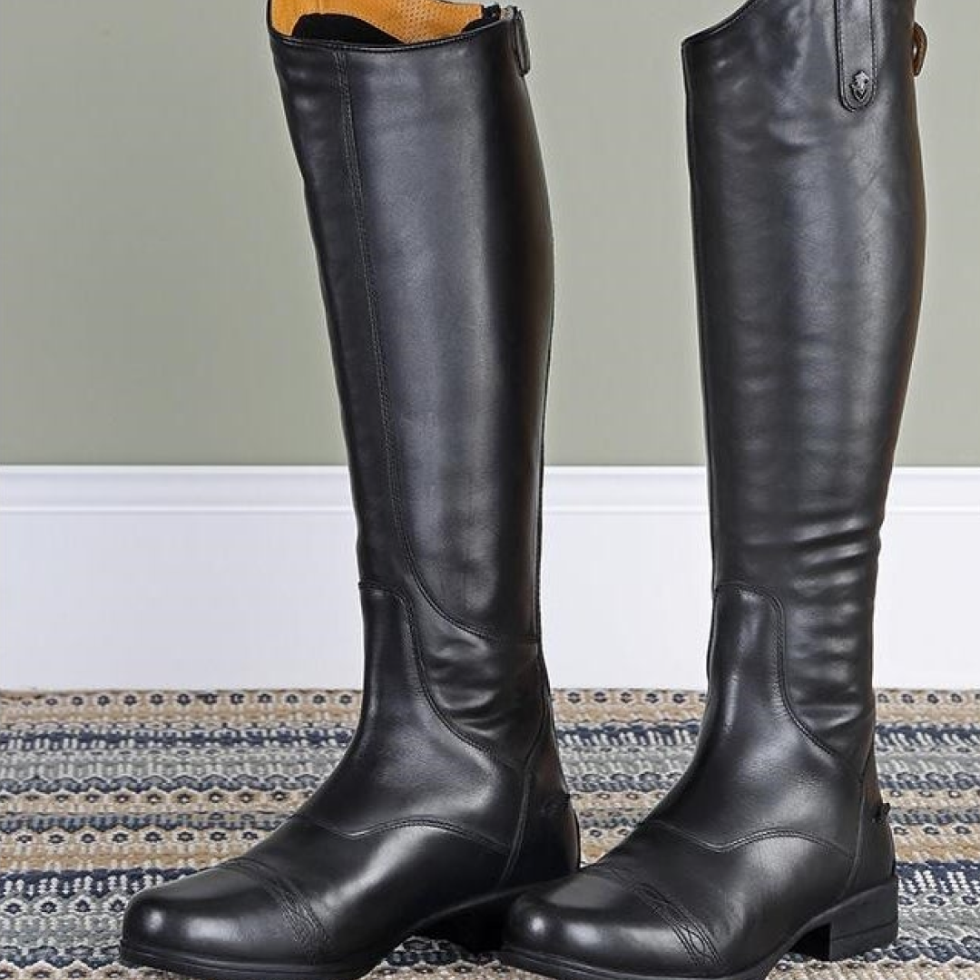 Leather riding 2025 boots uk