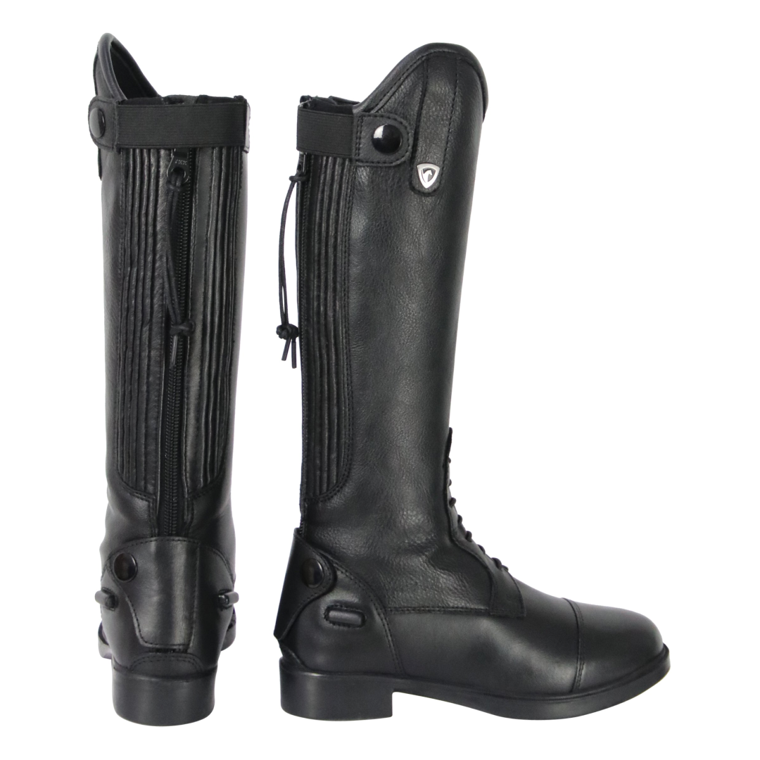 Hy Equestrian Children s Scarlino Field Riding Boots Black UK 10