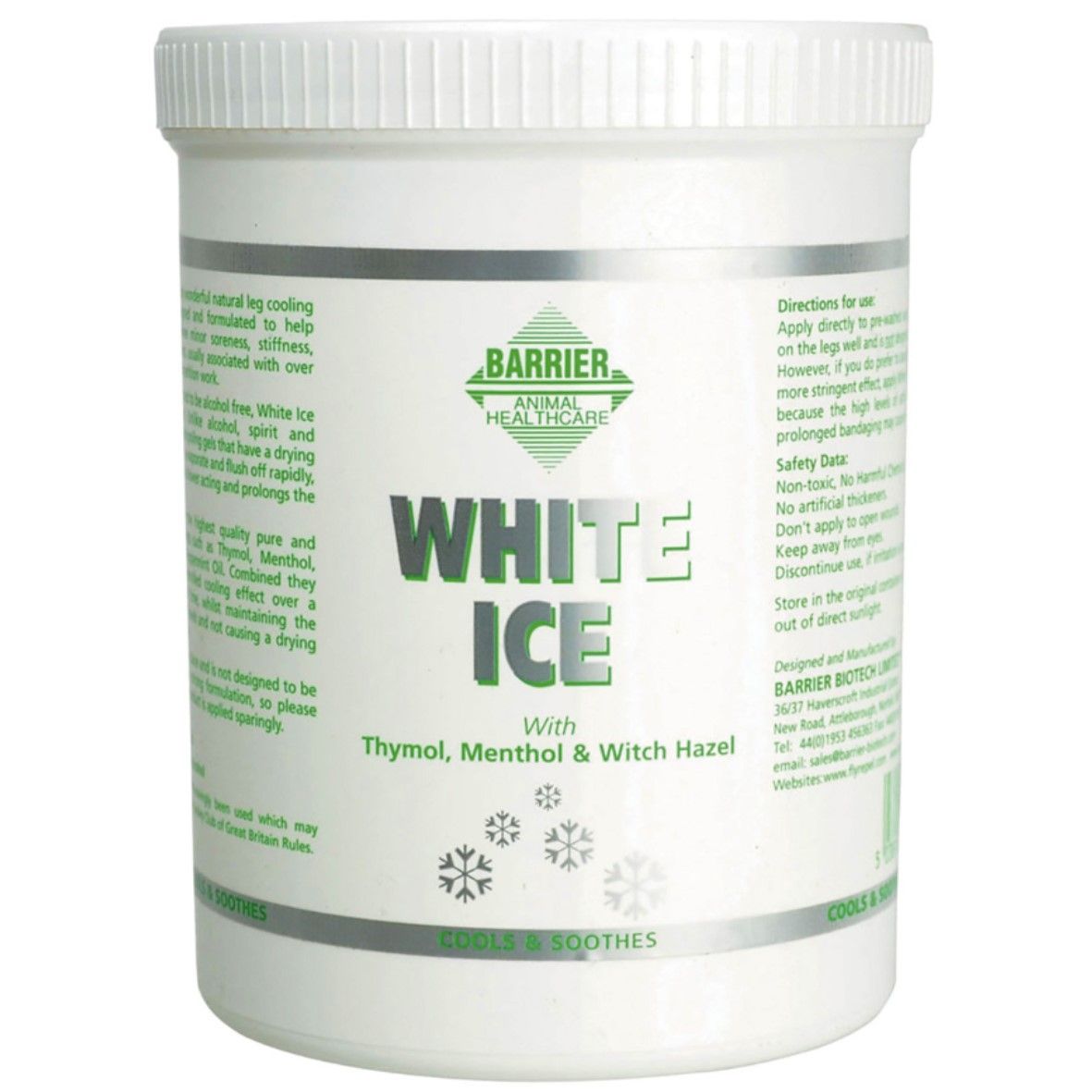 Barrier White Ice