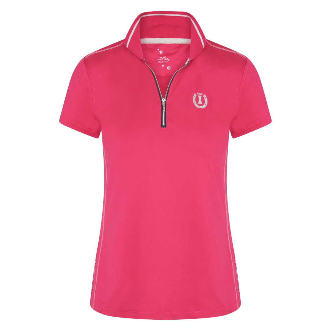 Imperial Riding Junior Ruby Tech Top #colour_bright-rose